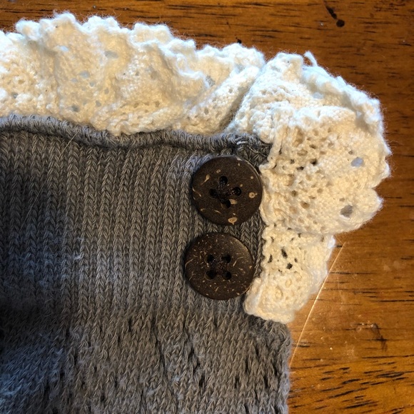 ALTAR’D STATE Knit Lace Boot Cuffs - Picture 2 of 4